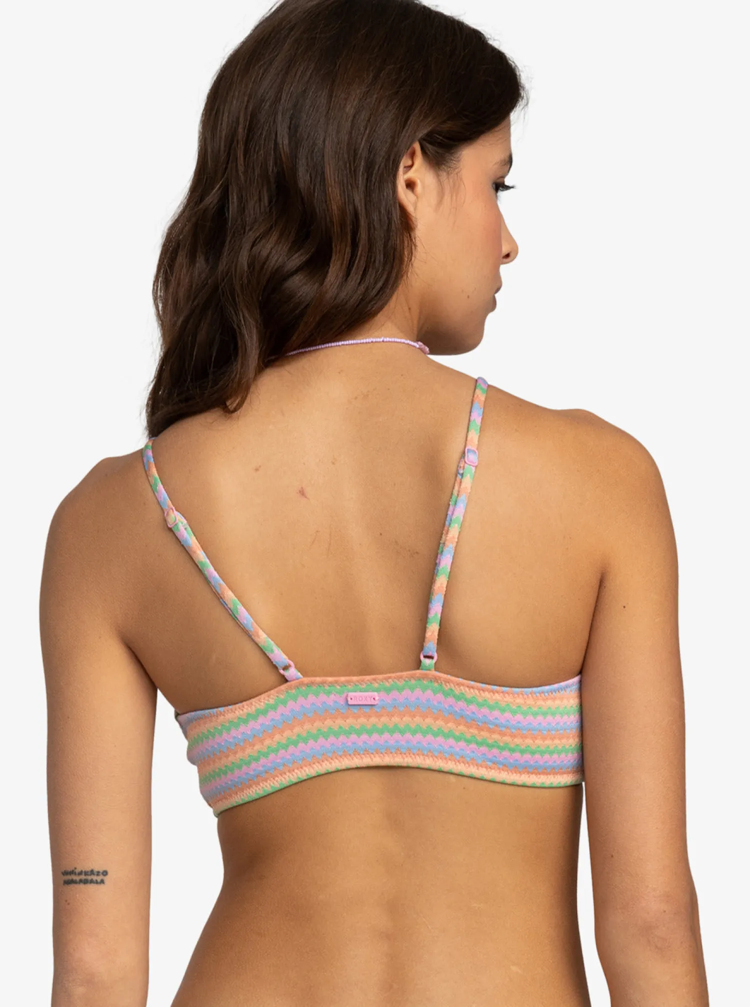 wavy_stripe_fashion_brale_3.webp Roxy Wavy Stripe Fashion Bralette Bikini Top | Bikini Tops