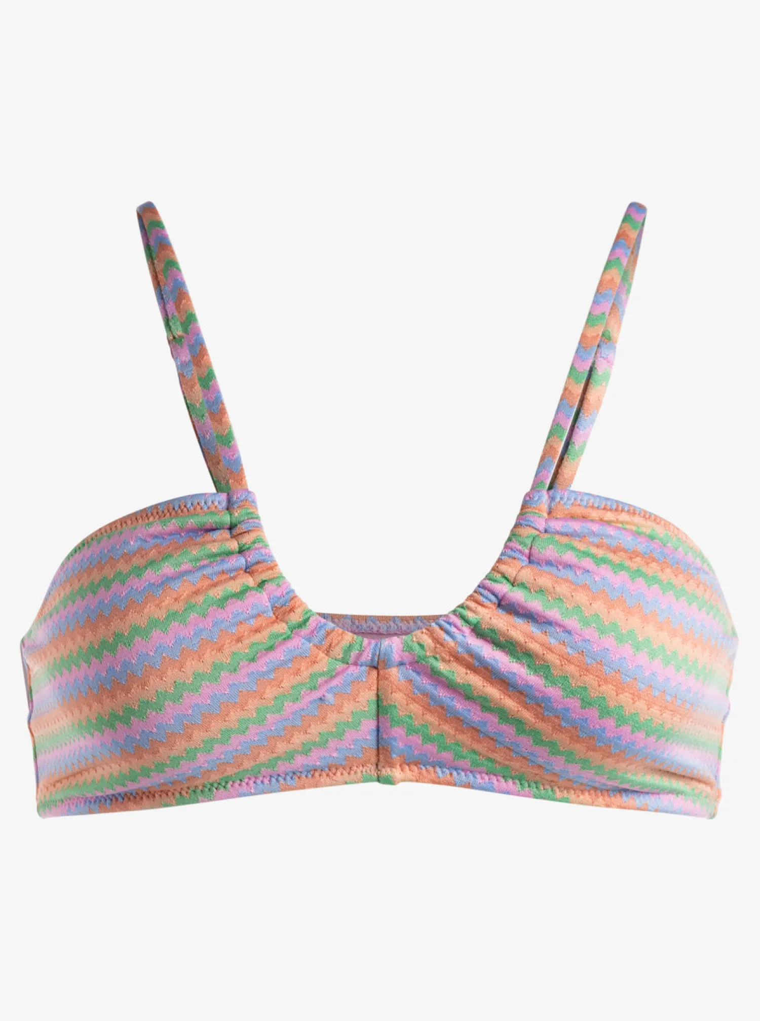 wavy_stripe_fashion_brale_4.webp Roxy Wavy Stripe Fashion Bralette Bikini Top | Bikini Tops