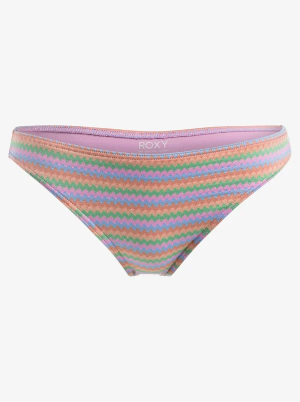 Roxy Wavy Stripe Moderate Bikini Bottom | Bikini Bottoms