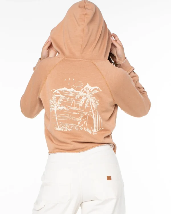 Roxy We Arrived Cropped Hoodie | Fleece & Hoodies