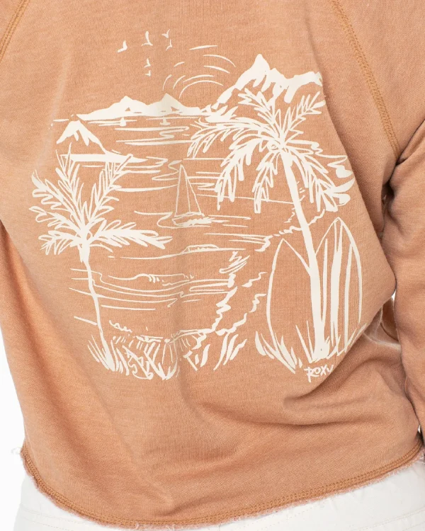 Roxy We Arrived Cropped Hoodie | Fleece & Hoodies