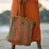 Roxy Wide Eyed Palms Woven Beach Bag | Handbags
